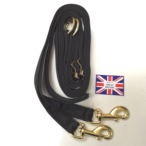 with poll strap Eclipse Grass Reins Horse, Pony, Anti-Grazing, Black, Brown 